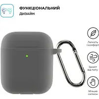 Чехол для наушников ArmorStandart Ultrathin Silicone Case With Hook Apple AirPods 2 ARM59677