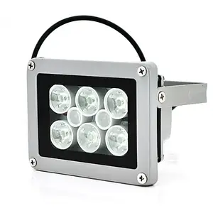 Прожектор спрямований з сутінковим датчиком YOSO 12V 12W, 6+2LED, IP66