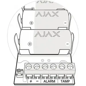 Модуль інтеграції Ajax Transmitter сторонніх датчиків, бездротовий