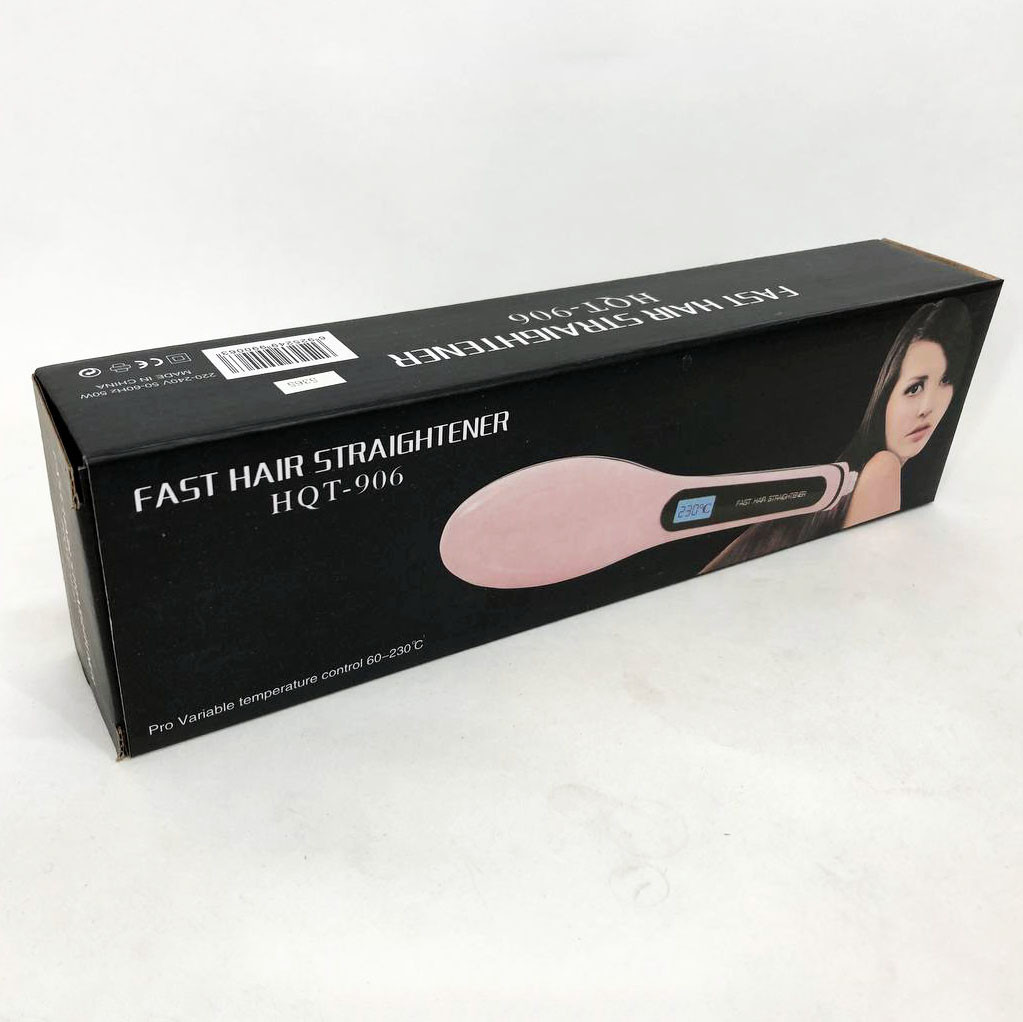 QIL Расческа выпрямитель Fast Hair Straightener, гофре плойка утюжок для волос, утюжок для выравнивания - фото 10 - id-p2183498404