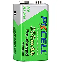 Акумулятор Pkcell 9V/350 мАг крона, NiMH Rechargeable Battery 1 шт (PC/6LR61/350-1B)