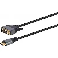 Відео-кабель Cablexpert CC-HDMI-DVI-4K-6 HDMI (тато) DVI (тато),