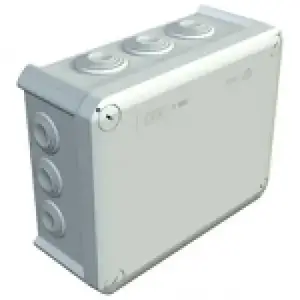 Розподільна коробка OBO Bettermann Т160 White зовнішня, 190Х150Х77 IP66