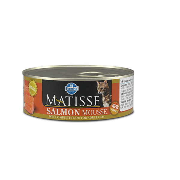Консервований корм для котів Farmina Matisse Cat Mousse Salmon з лососем 85 г 02727, фото 1
