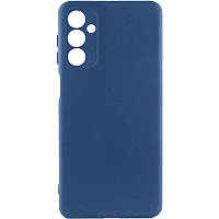 Чохол TPU GETMAN Liquid Silk Full Camera для Samsung Galaxy M23 5G Синій / Navy Blue