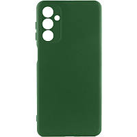 Чохол TPU GETMAN Liquid Silk Full Camera для Samsung Galaxy M23 5G Зелений / Dark green