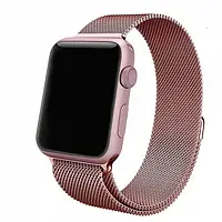 Ремешок для смарт-часов EpiK Milanese Loop Design для Apple watch 38/40/41mm Rose Gold