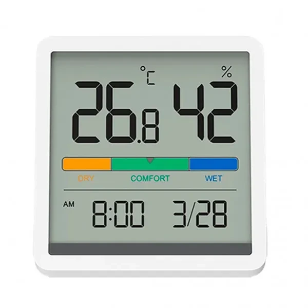 Термогігрометр MiiiW Temperature Humidity Clock White (NK5253) (58021)