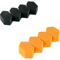 Органайзер для кабеля Extradigital Cable Clips CC-963 2 шт. Black/Orange (KBC1804) Black Orange