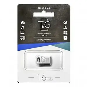 Флеш память T&G 105 Metal Series Silver 16GB (TG105-16G)