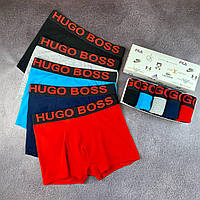 Набор мужских трусов Hugo Boss (хлопковые мужские трусы, 5 шт) XL, 5