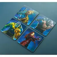 Подставка кухонная Paladone Marvel - Avengers Infinity War Lenticular Coasters (PP4406MVIW)