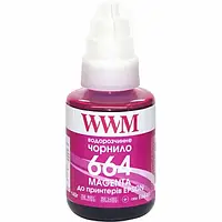 Чорнило для принтера WWM Epson L100/120/200/300/350/3100 Magenta 140 мл, водорозчинні (E664M)