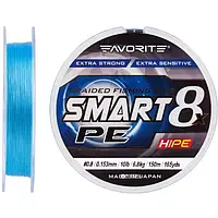 Рыболовный шнур Favorite Smart PE 8x 16931072 Sky Blue