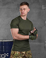Тактическая футболка кулмакс олива 46-60р мужская армейская футболка влагоотводящая Coolmax
