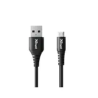Дата-кабель TRUST 23567 USB (тато) - microUSB (тато) 1m Black