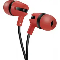 Проводные наушники Canyon SEP-4 Red Stereo earphone with microphone, 1.2m flat cable,