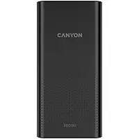 Внешний портативный аккумулятор Canyon PB-2001 20000mAh Black 10W