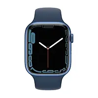 Смарт-часы Apple Watch Series 7 GPS + Cellular 41mm Blue Aluminum Case with Abyss Blue Sport Band (MKHC3)