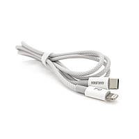 Кабель iKAKU KSC-723 GAOFEI PD60W smart fast charging cable (Type-C to Lightning), Silver, длина 1м, BOX p