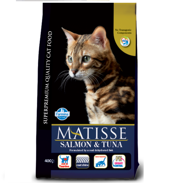 Сухий корм для дорослих кішок Farmina Matisse Cat Salmon & Tuna з лососем та тунцем 1,5 кг 32096, фото 1
