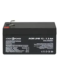 Аккумулятор для ИБП LogicPower LPM 12 - 1, 3 AH