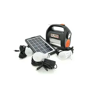 Ліхтар-лампа Voltronic RT909BT + Solar Black з сонячною батареєю