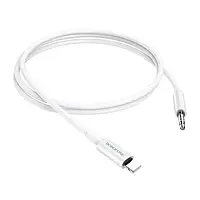 Аудио-кабель Borofone BL9 Digital audio conversion cable jack 3.5 (тато) Lighting (тато), 1m White