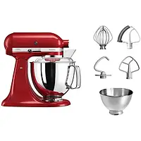 Кухонная машина KitchenAid Artisan 5KSM175PSEER Red с откидным блоком, 4.8 л, планетарный