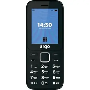 Кнопковий телефон Ergo E241 Black Dual Sim