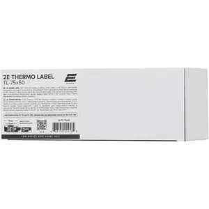 Термоетикетка 2E 2E-TL-75X50 White 75x50мм 500 шт 3 рулони