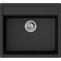 Кухонная мойка Hansgrohe S52 S520-F510 Granite Black 550х490х190мм (43359170)