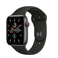 Смарт-часы Apple Watch SE GPS + Cellular 44mm Space Gray Aluminum Case with Black Sport Band (MYER2, MYF02)