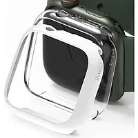 Защитное стекло для смарт-часов Ringke SLIM CASE Apple Watch 7 45mm Clear White