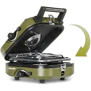 Пальник газовий Naturehike NH22RJ003 Phantom-Double Fire Folding Gas Stove