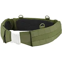 Тактический пояс Condor SLIM BATTLE BELT 121160-001-M Olive с системой Молли, без ремня