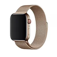 Ремешок для смарт-часов Apple Watch 42mm/44mm/45mm Milanese Loop Gold (ML763)