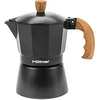 Кофеварка гейзерна Holmer CF-0150-BW Natural гейзерная 150 мл