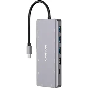 USB-хаб Canyon 13 Port USB-C Hub DS-12 (CNS-TDS12)