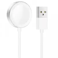 Беспроводное зарядное устройство Hoco CW39 iWatch USB White