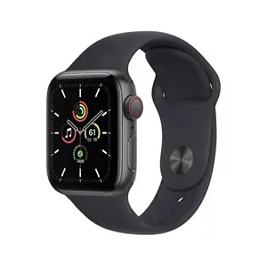 Смарт-годинник Apple Watch SE GPS + Cellular 40mm Space Gray Aluminum Case with Midnight Sport Band (MKQQ3)