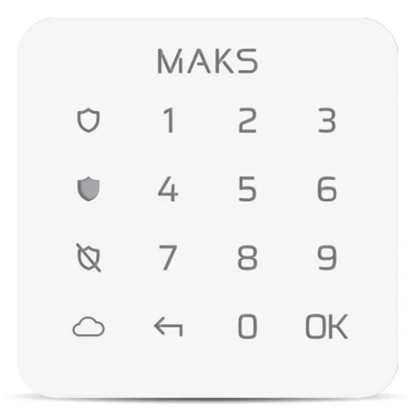 Клавіатура для сигналізації ITV Maks Keypad mini White