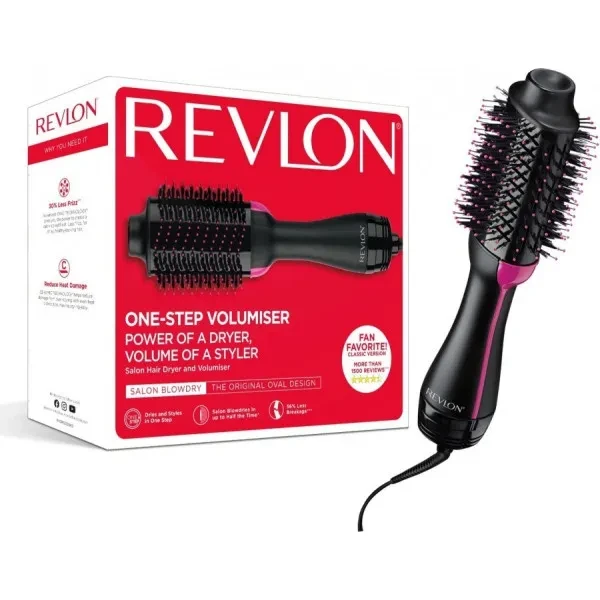 Фен-щітка Revlon Pro Collection Salon One-Step Black Pink (RVDR5222E3)