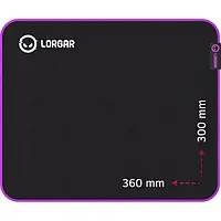 Коврик для мыши Lorgar Main 313 Black Purple (LRG-GMP313)