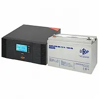 Комплект резервного питания LogicPower B1500 ИБП + мультигелевая батарея 1200 W (19999)