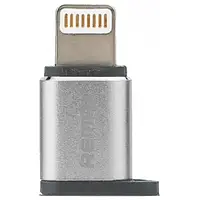 Переходник Remax RA-OTG RA-USB2 micro USB (мама) - Lightning (тато) Silver