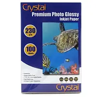 Фотобумага Crystal GL-R6-230-100 A6 (10x15), 230 г/м2, 100 л