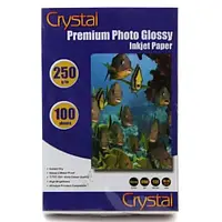 Фотобумага Crystal GL-R6-250-100 A6 (10x15), 250 г/м2, 100 л