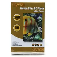 Фотобумага Crystal RCS-R6-260-50 A6 (10x15), 260 г/м2, 50 л