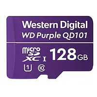 Карта памяти WD microSDXC 128GB UHS-I Purple